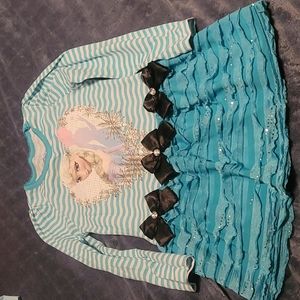 Disney Frozen shirt/dress size 5